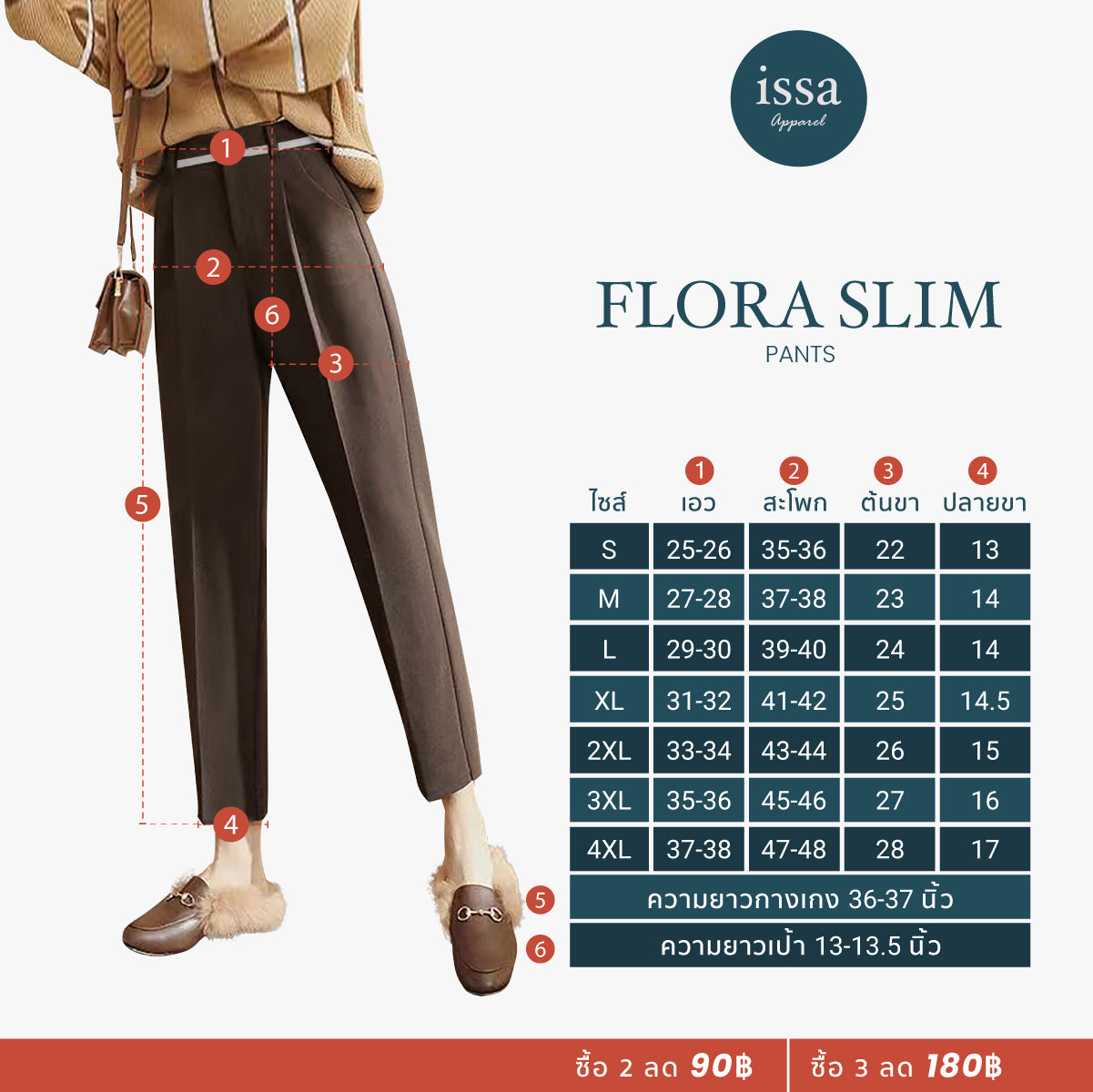 Flora Slim Pants