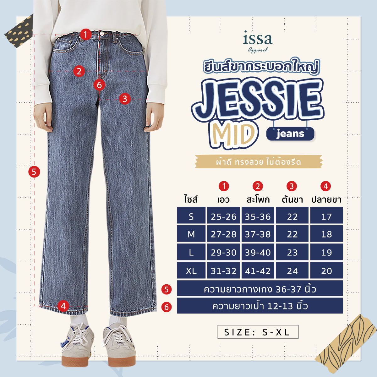 Jessie Mid jeans