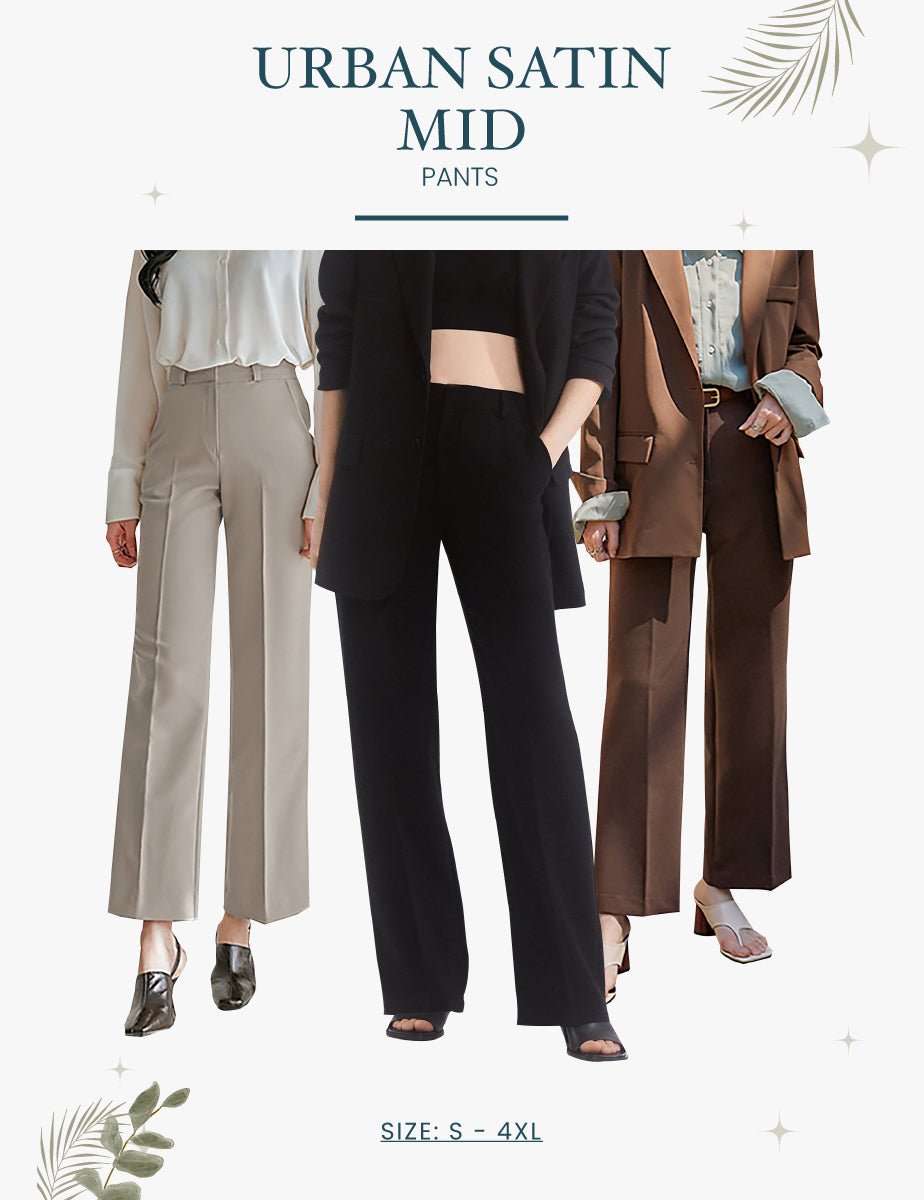 Urban Satin Mid Pants