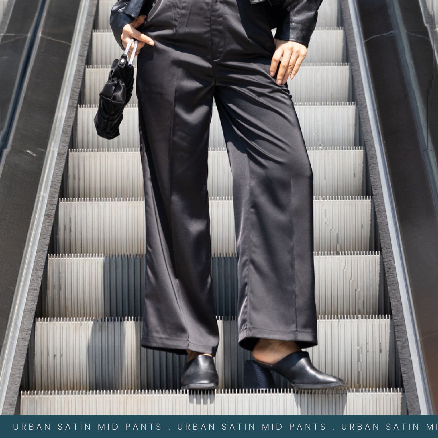 Urban satin mid pants