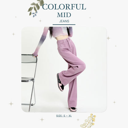 Colorful Mid jeans