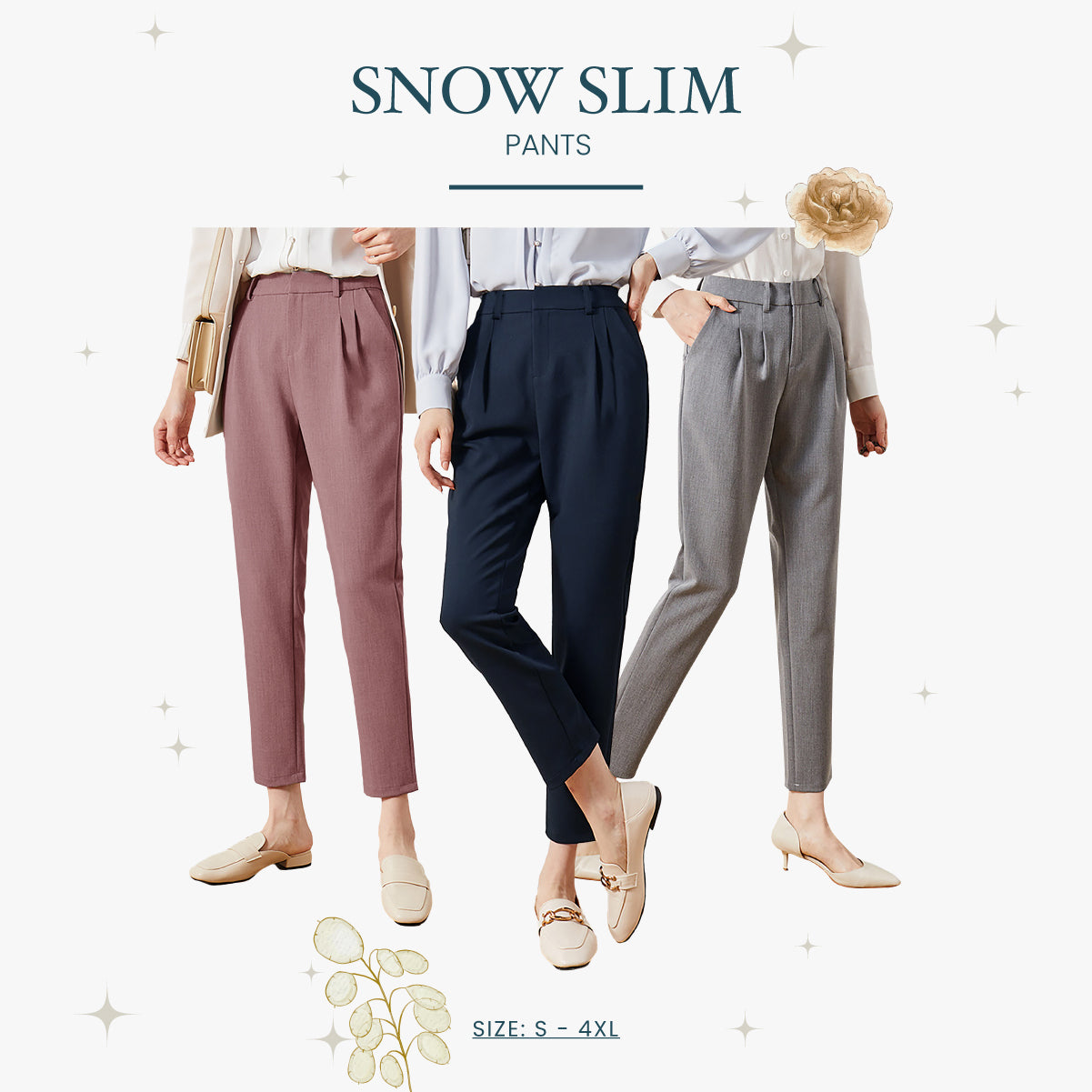 Snow Slim Pants